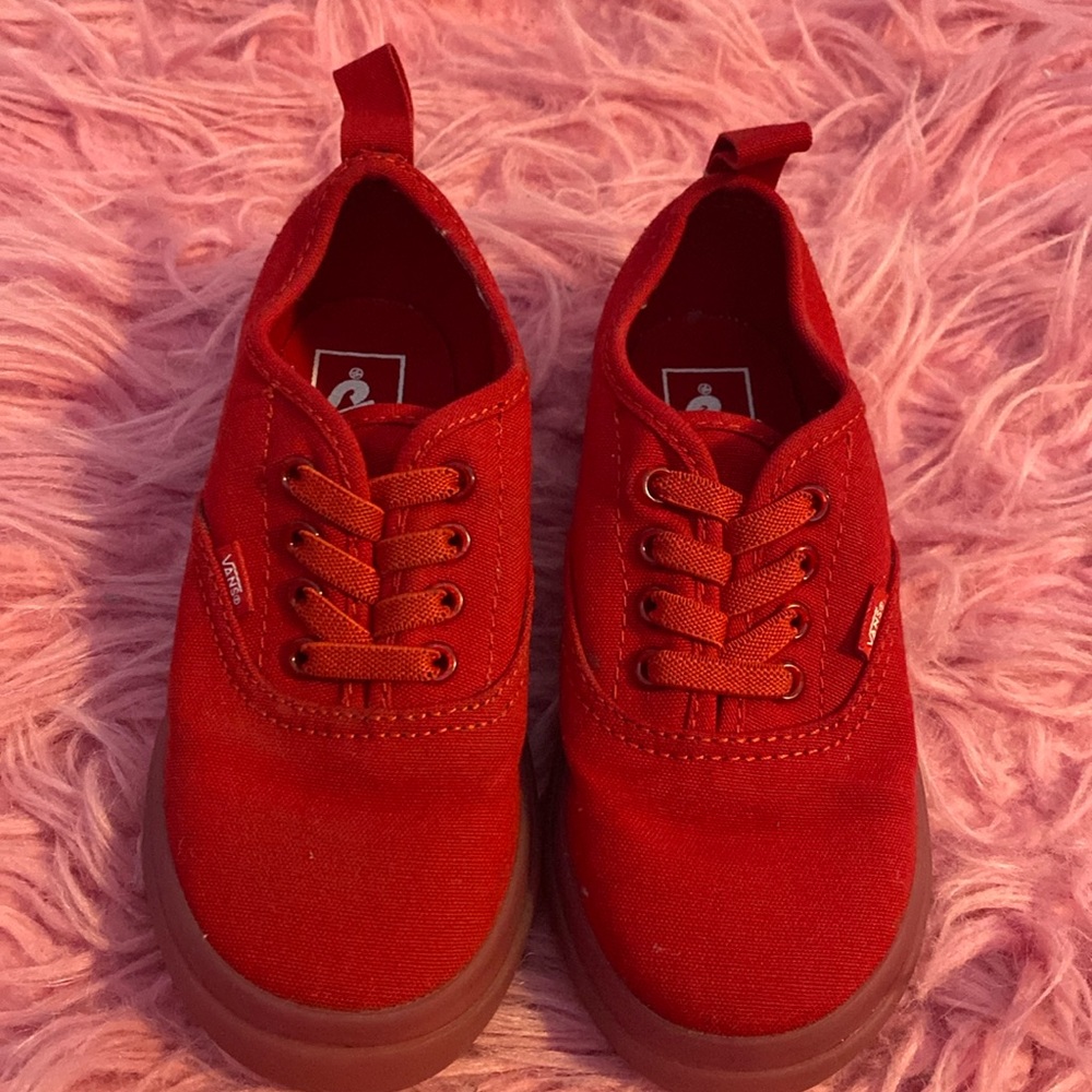 Kids red Vans